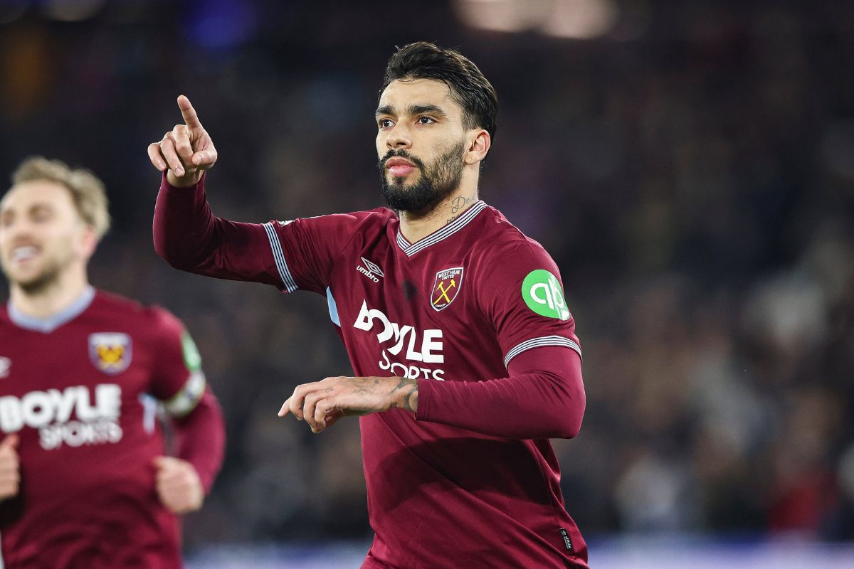 Lucas Paqueta pictured in action for West Ham UnitedAction Plus