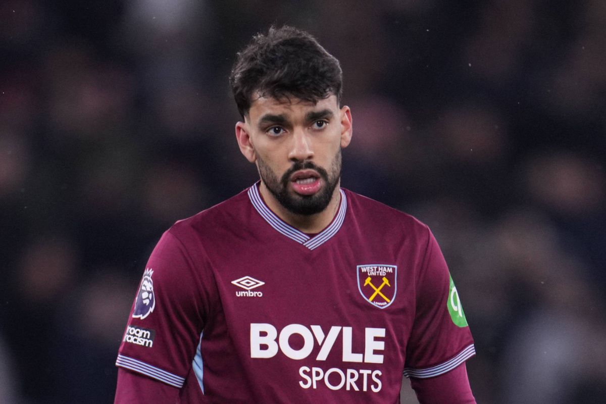 Lucas Paqueta pictured in action for West Ham