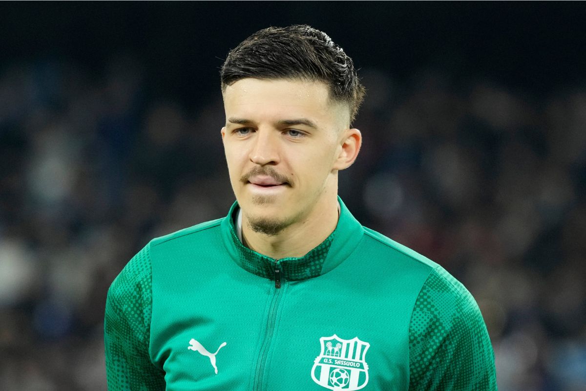 Tarik Muharemovic pictured in action for Sassuolo.