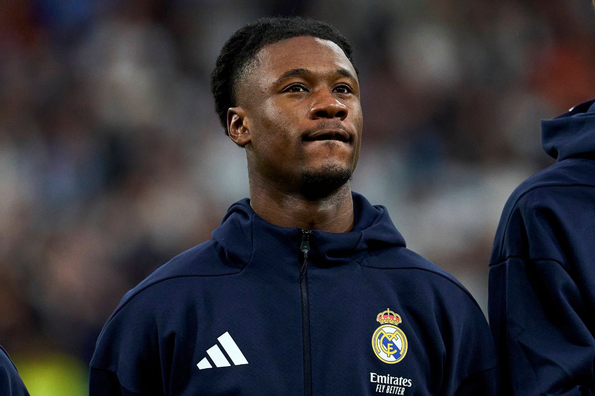 Real Madrid midfielder Eduardo Camavinga