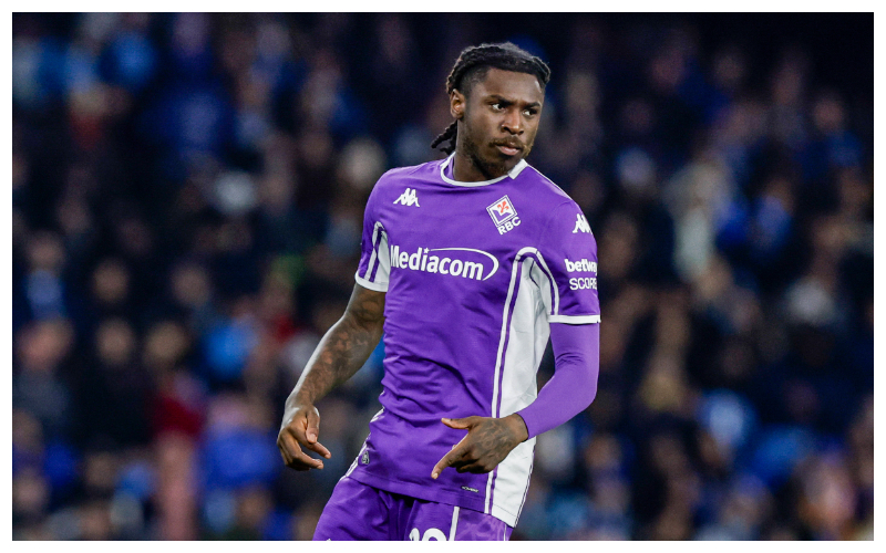 Moise Kean in action for Fiorentina || Credit - IMAGO / Antonio Balasco