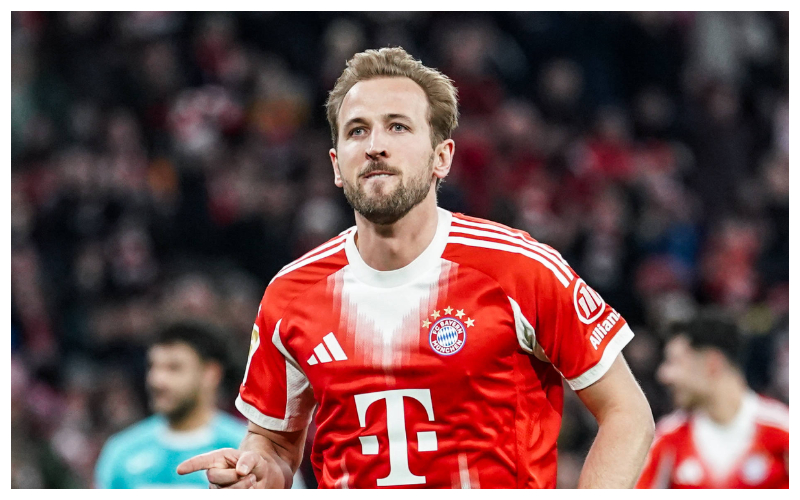 Harry Kane scores for Bayern Munich || Credit - IMAGO / STEINSIEK.CH