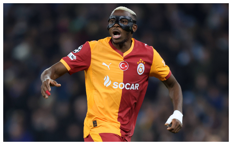 Victor Osimhen in action for Galatasaray || Credit - IMAGO / APL