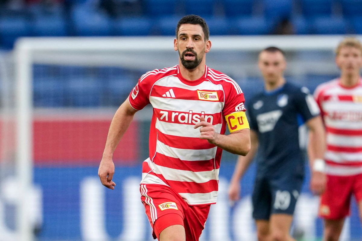 Rani Khedira pictured in action for Union Berlin