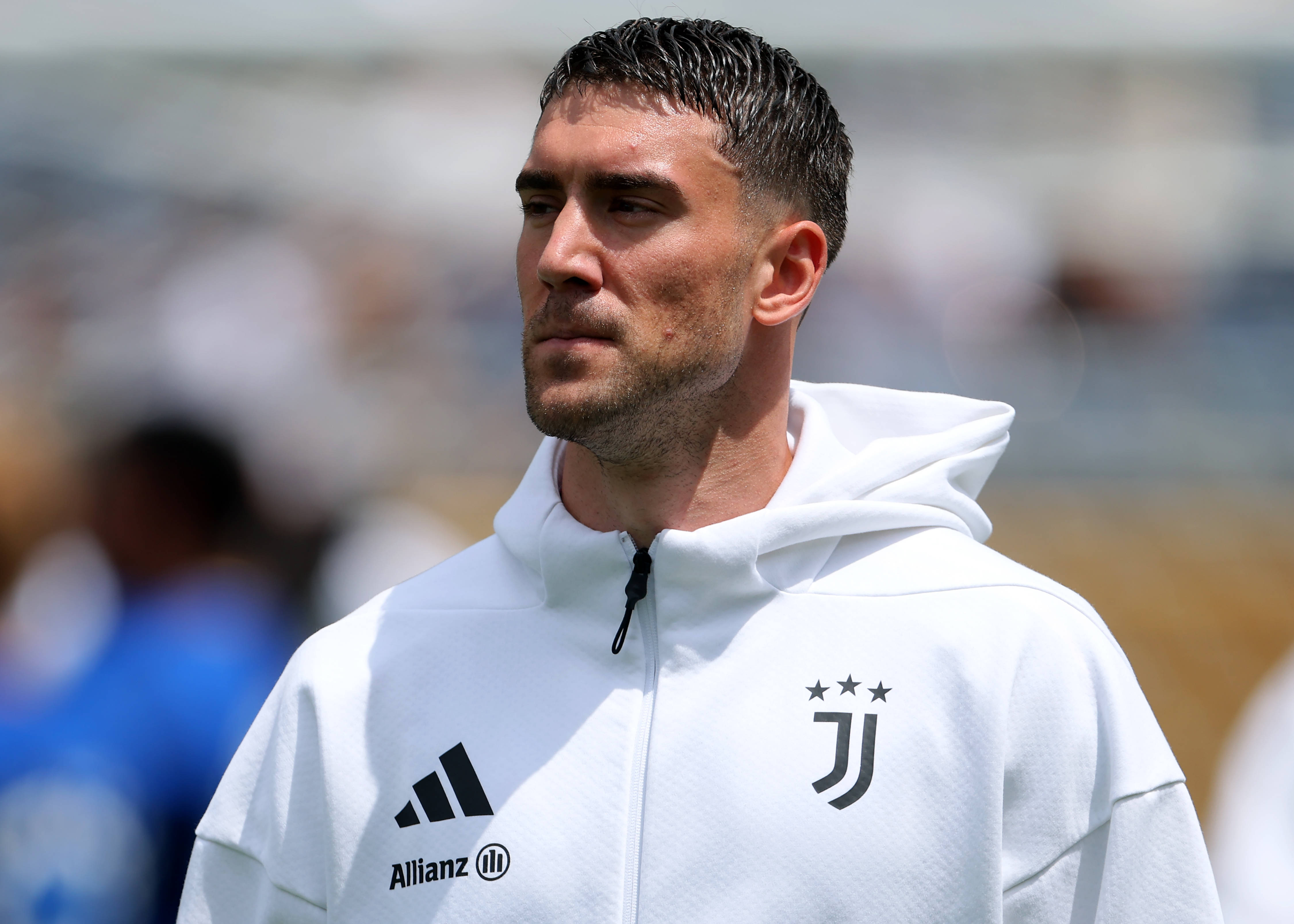 Juventus striker Dusan Vlahovic