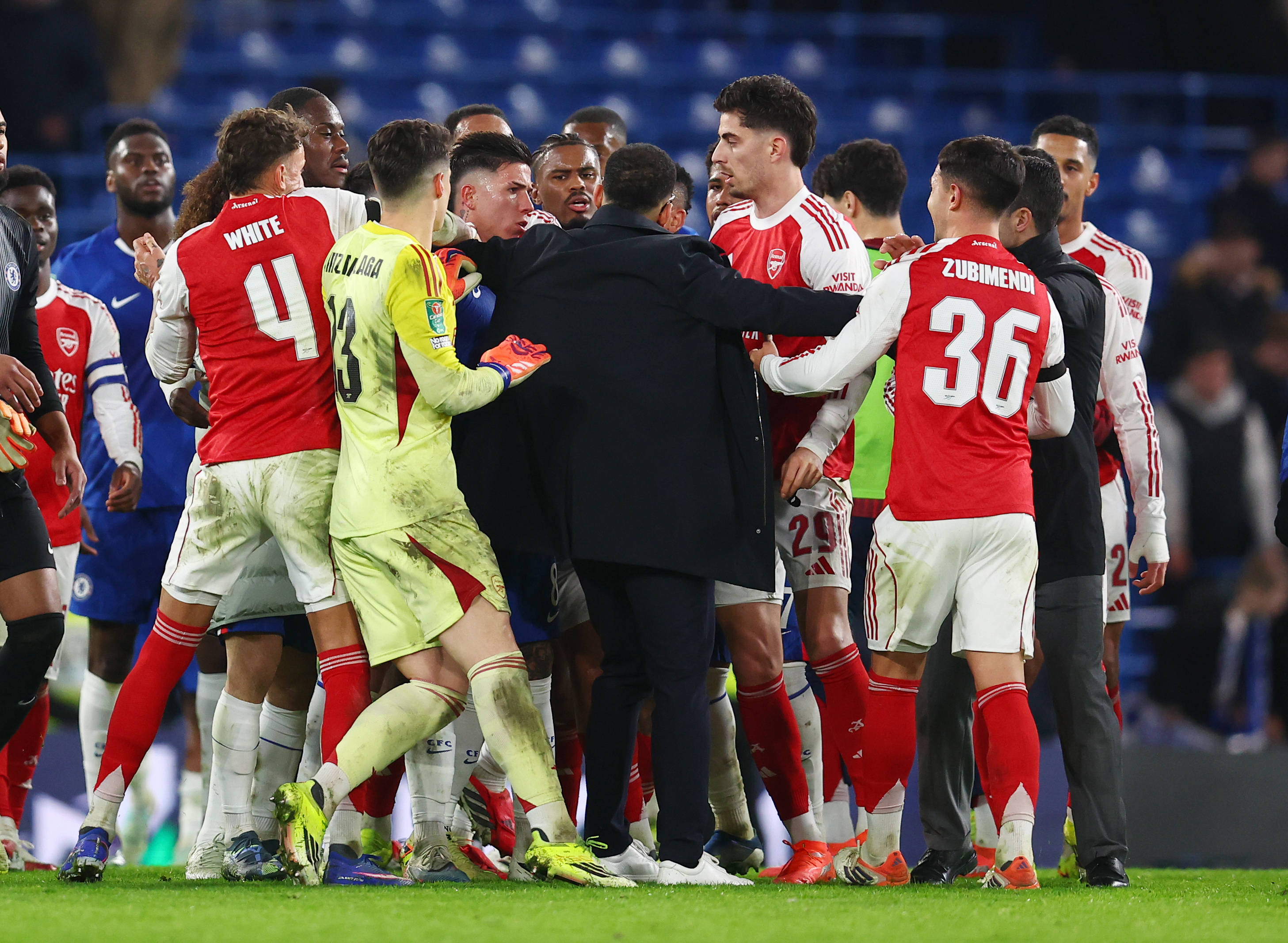 Arsenal vs Chelsea LIVE: Latest updates from Carabao Cup semi-final clash