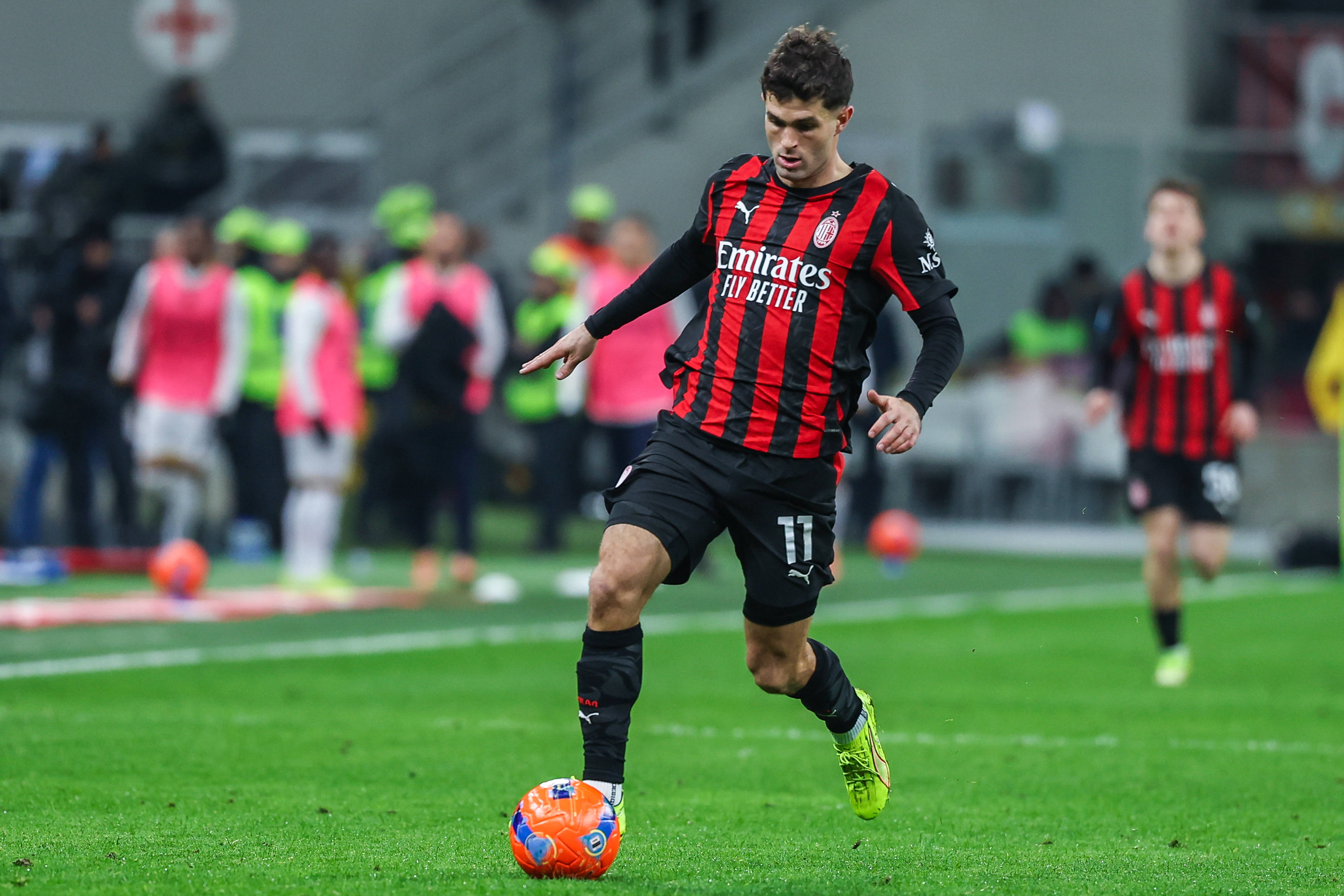 AC Milan forward Christian Pulisic