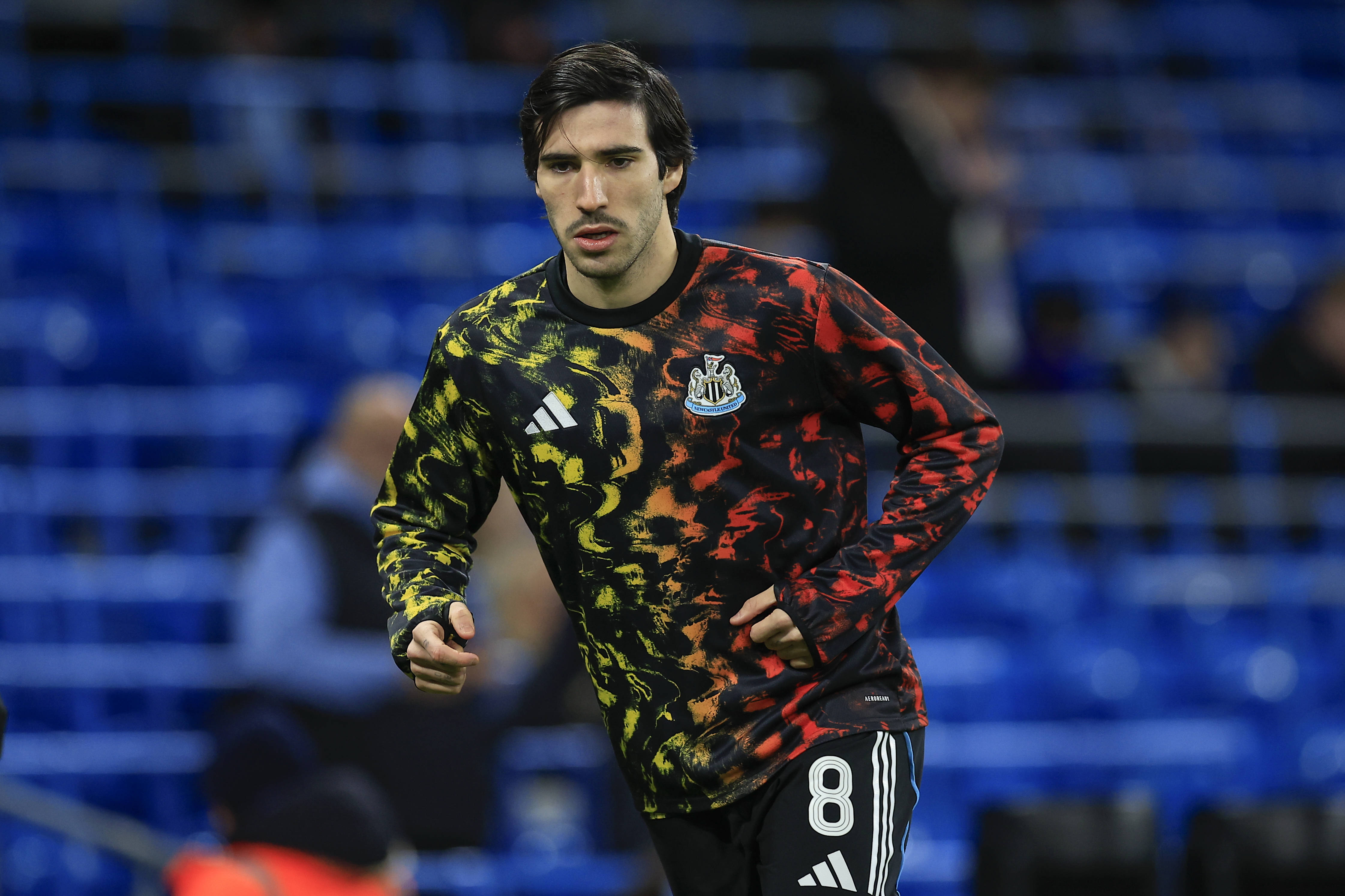 Newcastle midfielder Sandro Tonali 