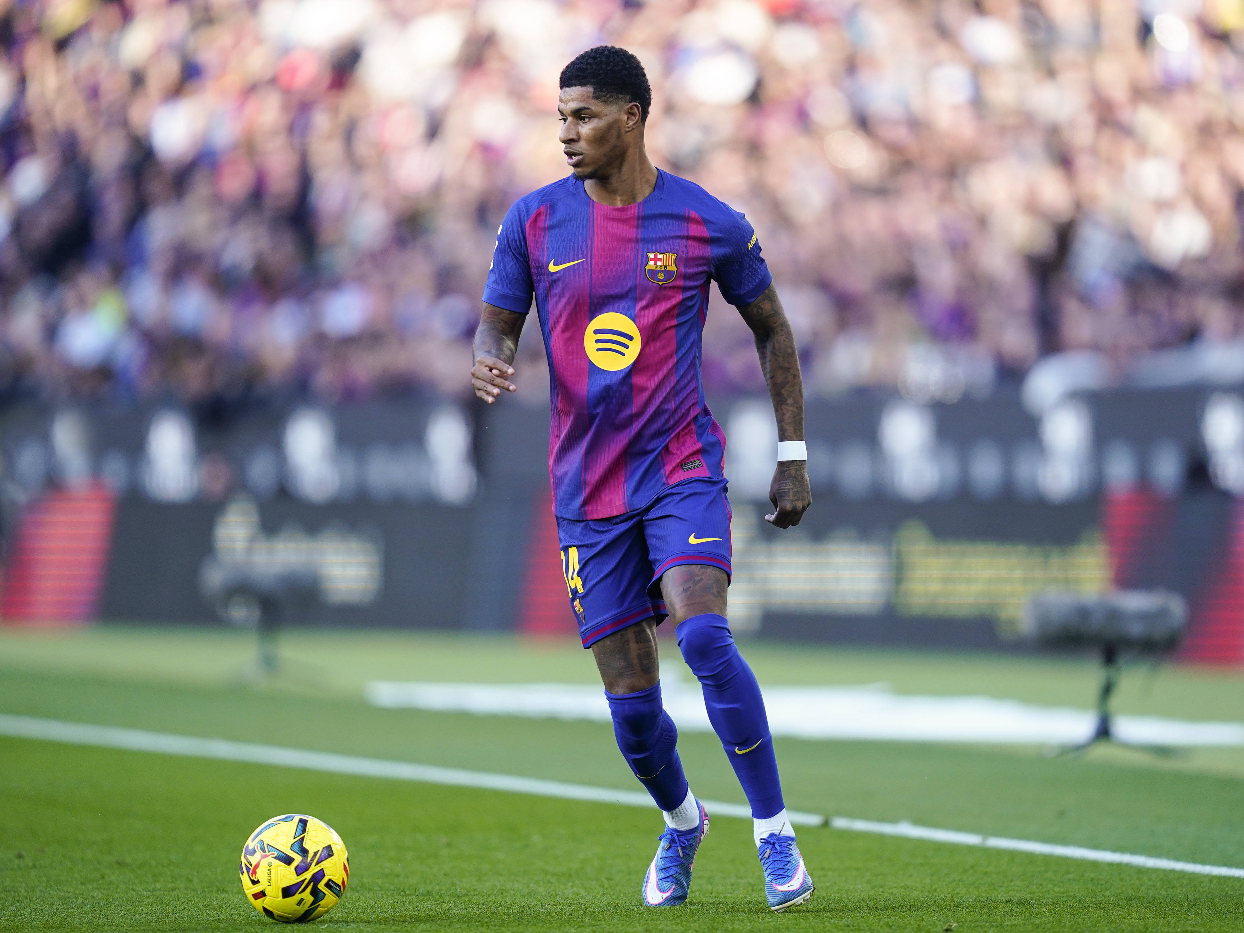 Barcelona loanee Marcus Rashford