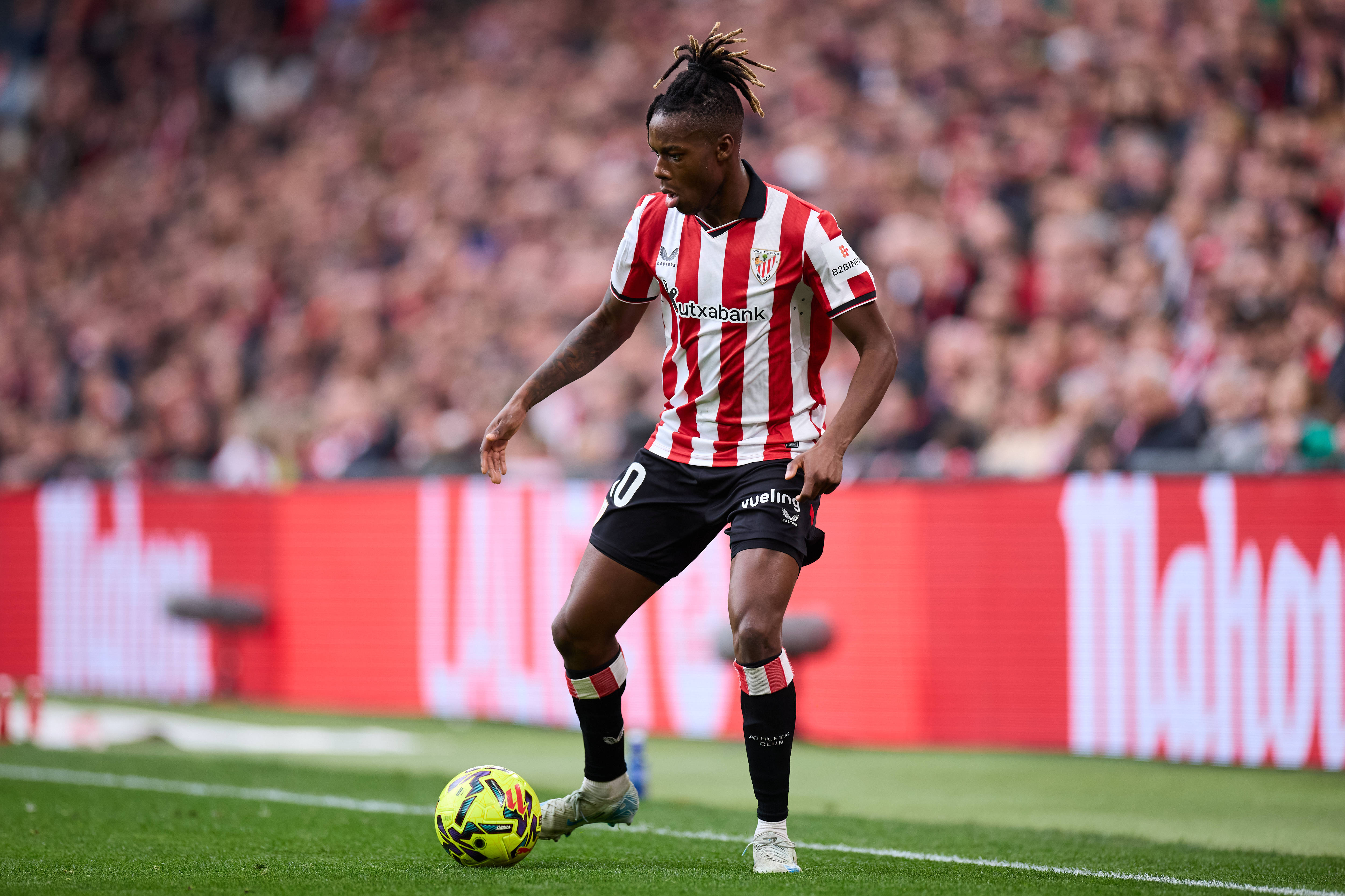 Nico Williams in action for Athletic Bilbao