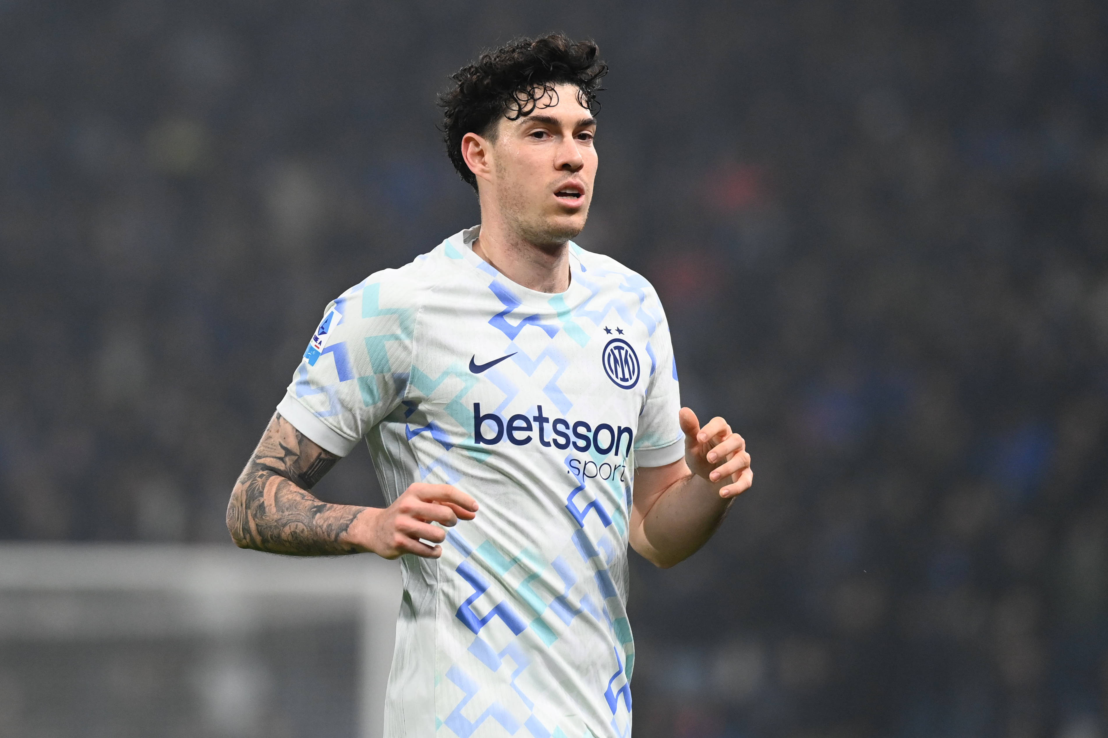 Inter Milan defender Alessandro Bastoni in action