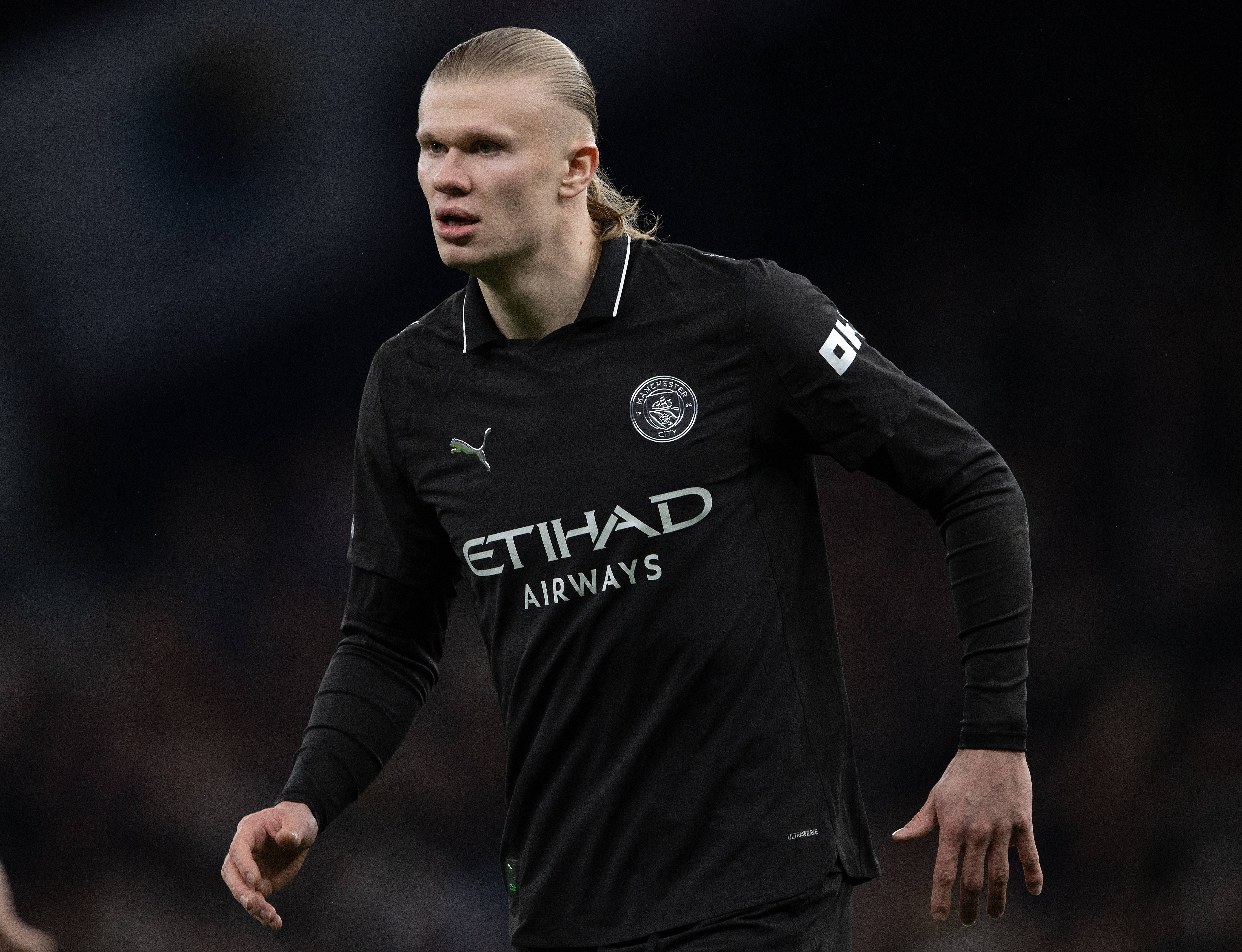 Man City forward Erling Haaland