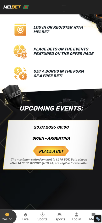 MelBet World Cup Final