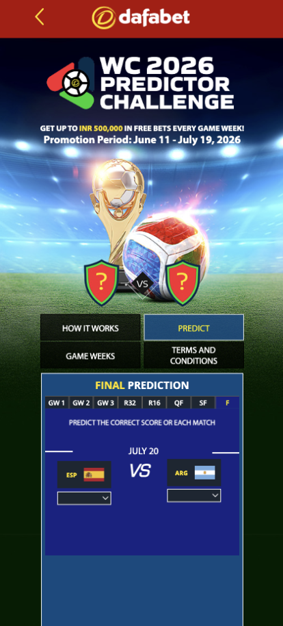 Dafabet World Cup Finals
