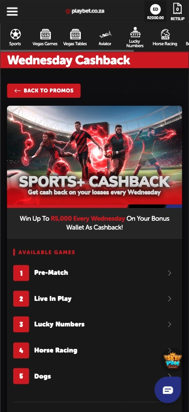 Playbet Cashback