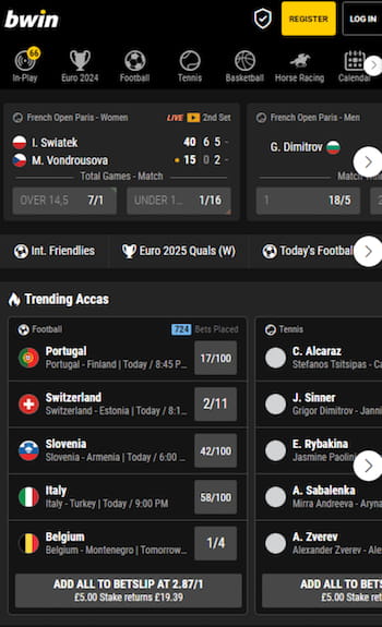 bwin football betting app