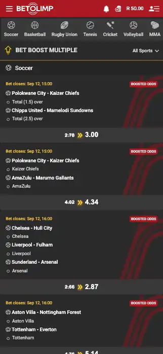 BetOlimp Bet Boost feature to clear bonus code requirements